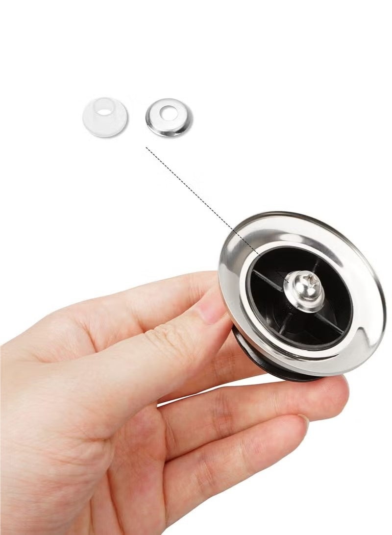5 Pcs Universal Pot Lids Handle Heat-Resistant Knobs, Stainless Steel Cookware Cover Pan Parts Set with Screws - Image 3